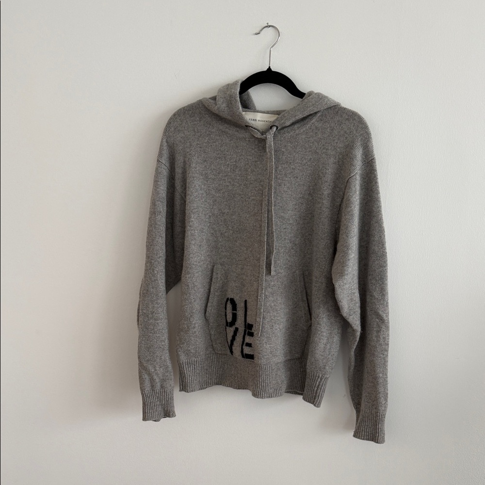 Cashmere Gray Hoodie Sweater